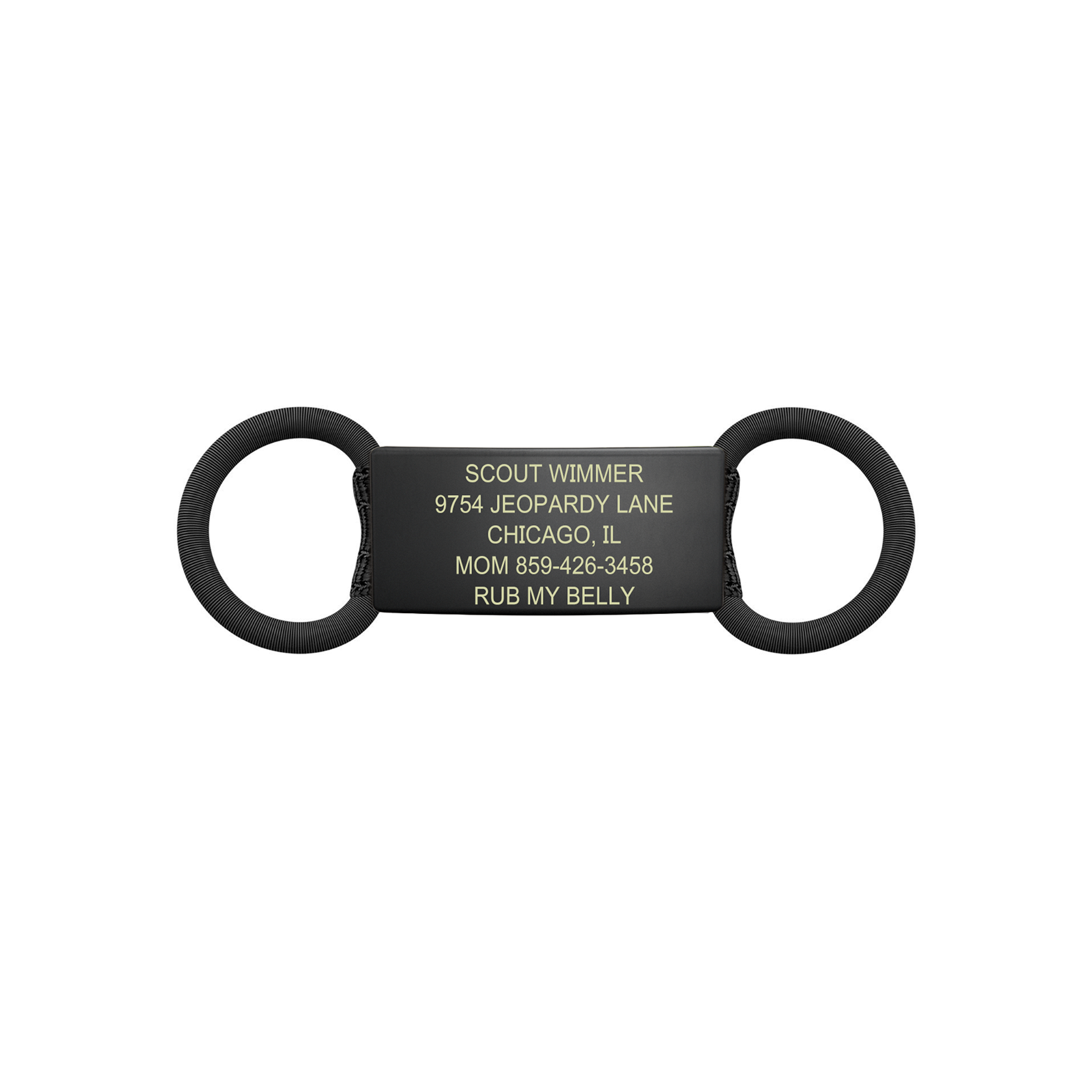 The Pet ID Graphite 13mm