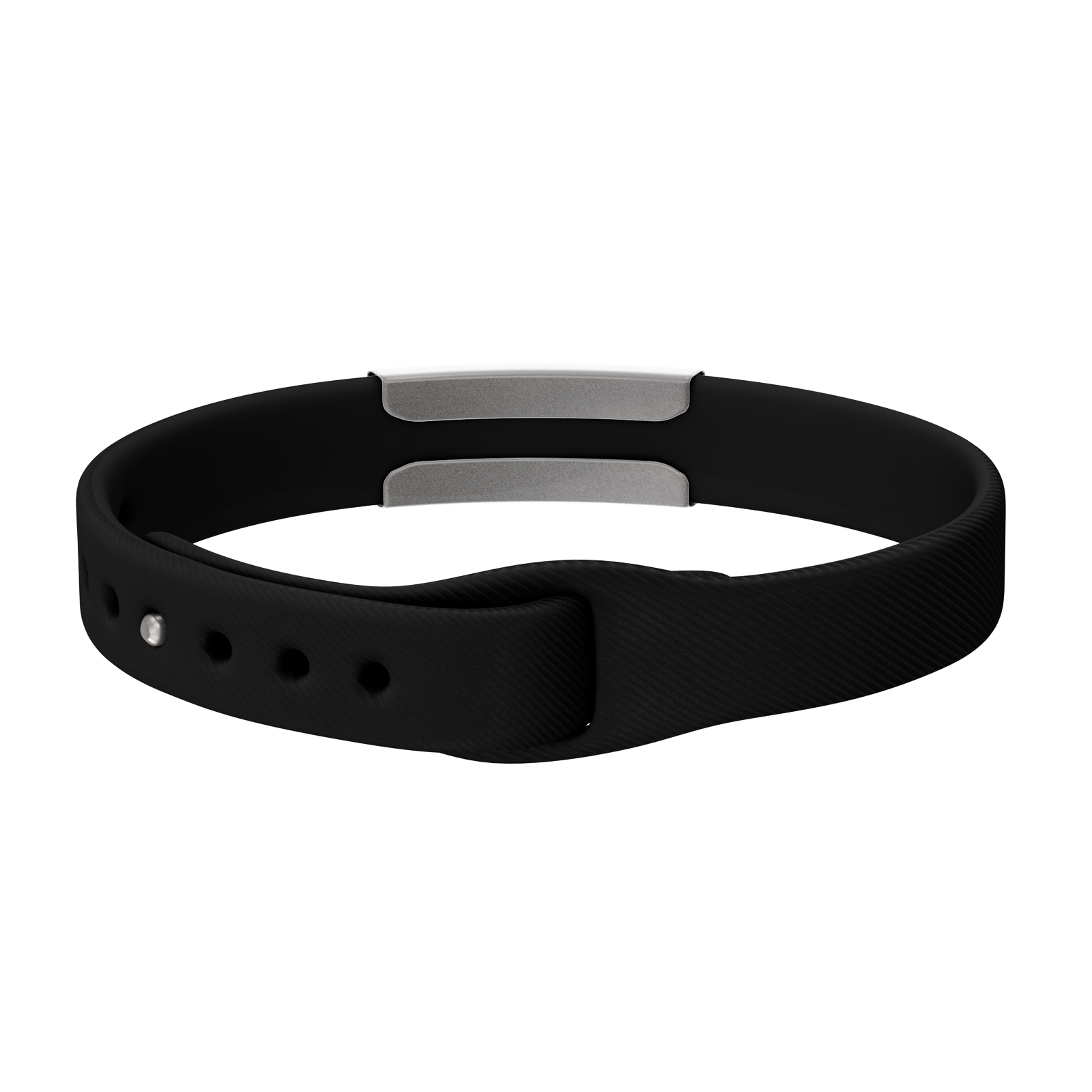 The Wrist ID Elite 13mm Graphite Silicone Pin-Tuck