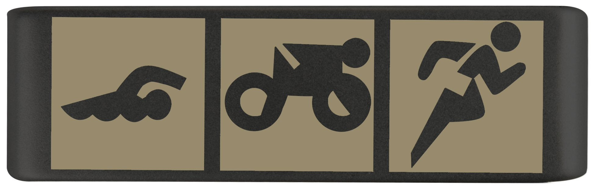 Badge Graphite 19mm