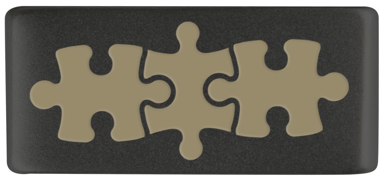Badge Graphite 13mm