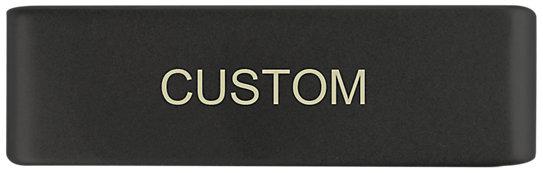 Custom Badge Graphite 19mm