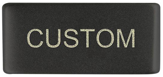 Custom Badge Graphite 13mm