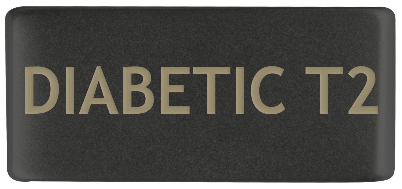 Badge Graphite 13mm
