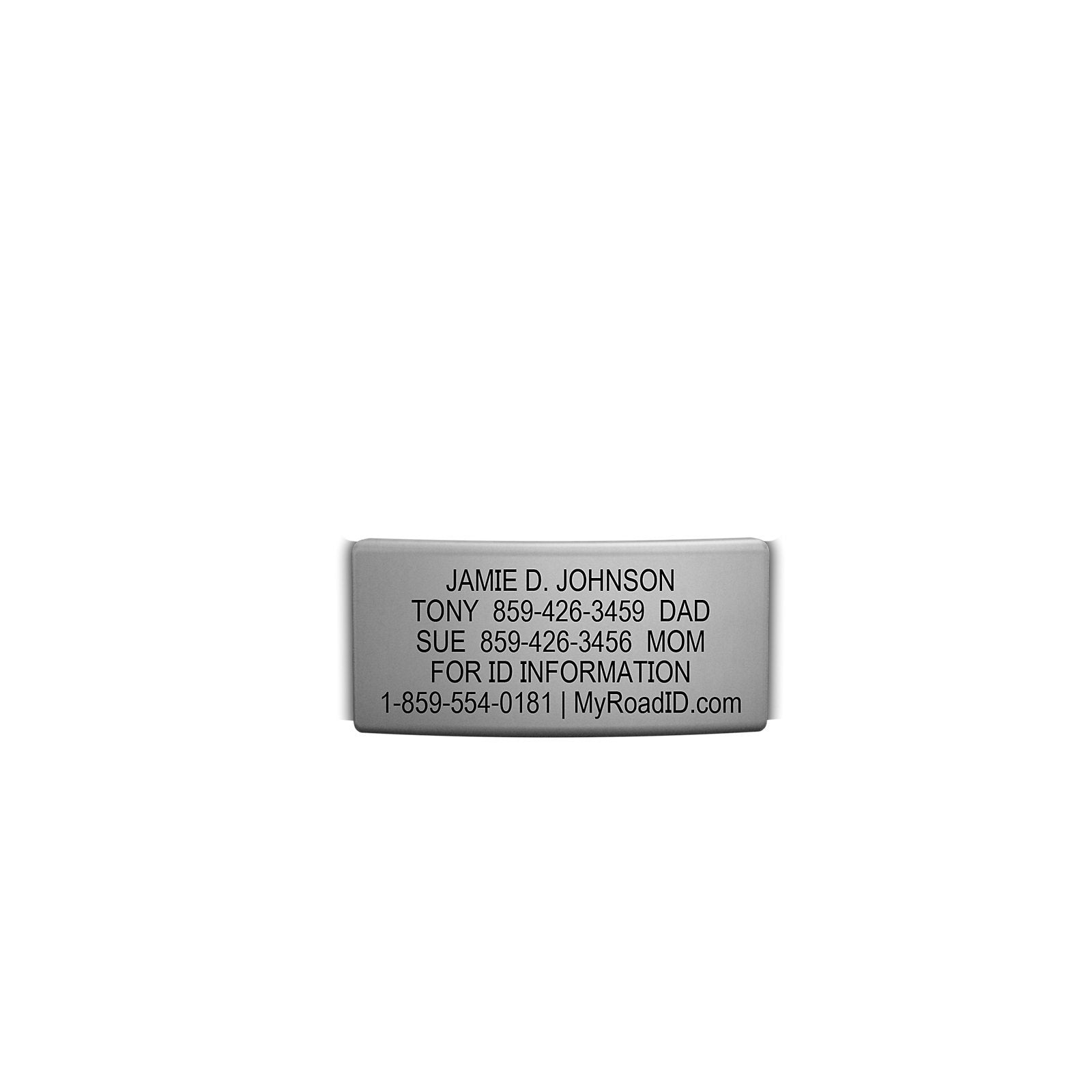 The Wrist ID Elite 13mm Slate Replacement Faceplate