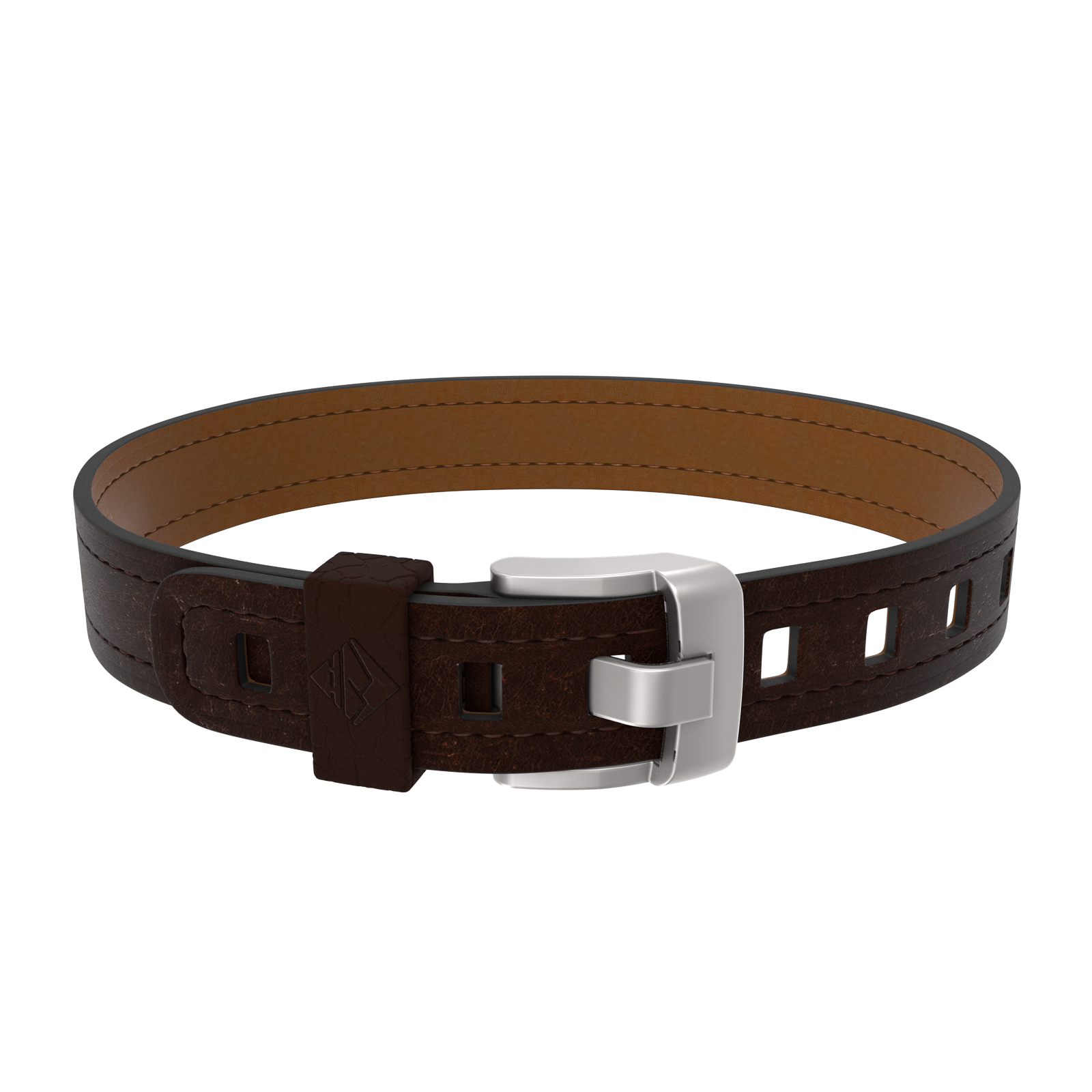 The Wrist ID Elite 13mm Graphite Leather Buckle