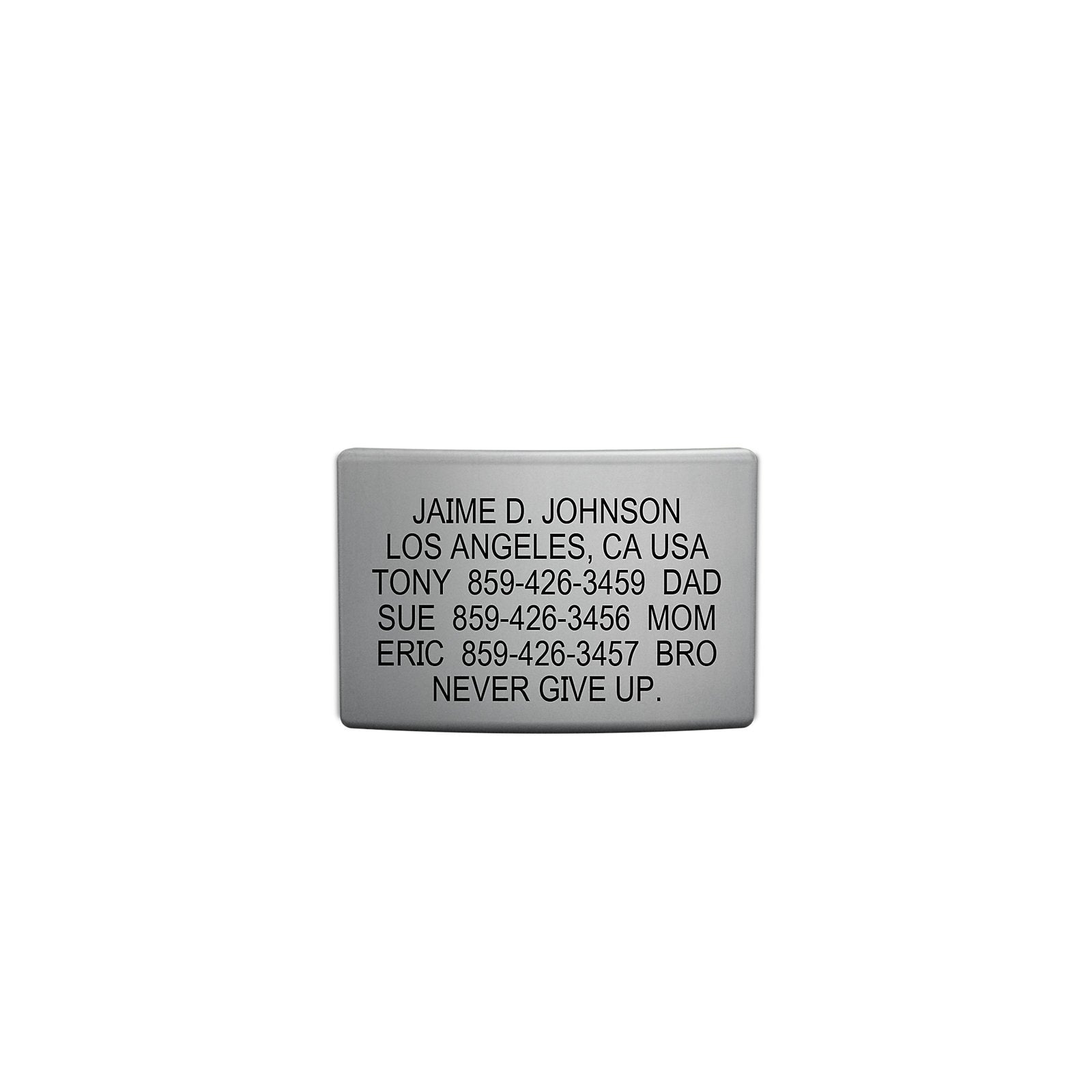 The Wrist ID Elite 19mm Slate Replacement Faceplate
