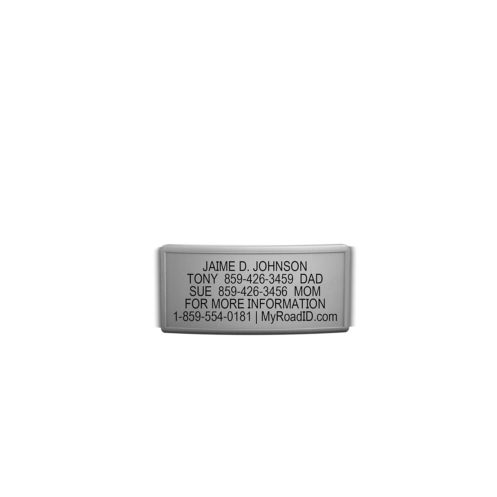 The Wrist ID Stretch 13mm Slate Rugged Replacement Faceplate